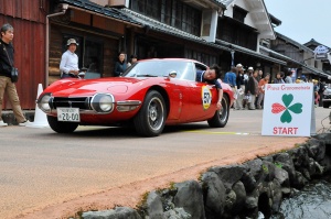 TOYOTA 2000 GT competes in open PC competition in Kumagawajuku