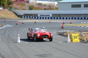 名阪スポーツランドのサーキットコースで行われたPC競技に挑む MOTTO MG SPECIALE MG TD BASED