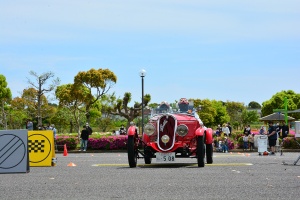 FIAT 508S SPIDER SPORT competing PC competition at Yamasaki Sports Park