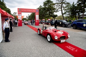 FIAT FARINA goes through finish gate at Okazaki Park
