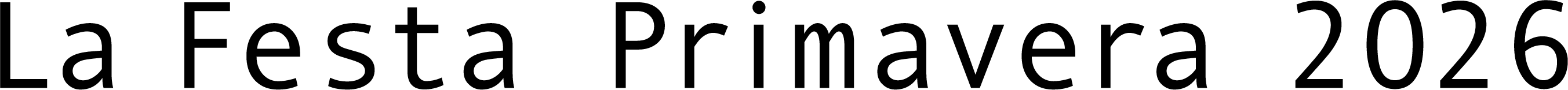 La Festa Primavera 2024